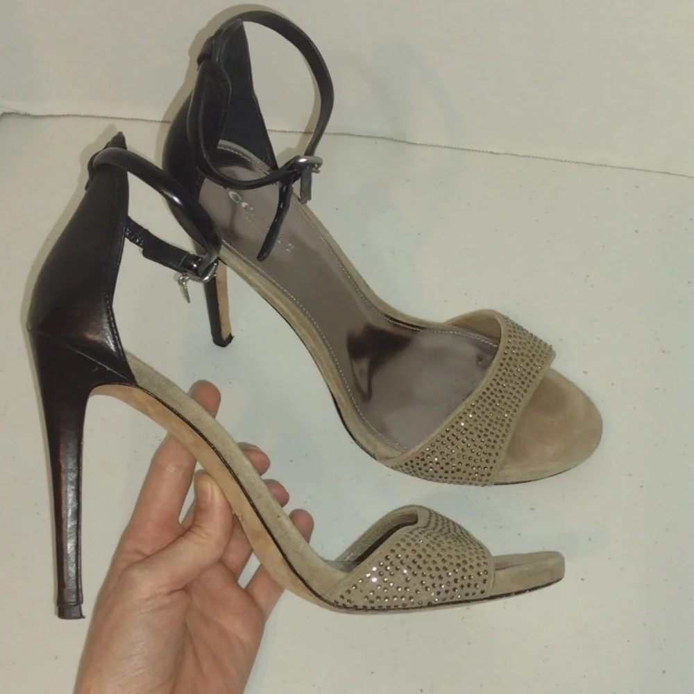 Coach bedazzled high heels size 9